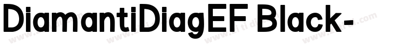DiamantiDiagEF Black字体转换